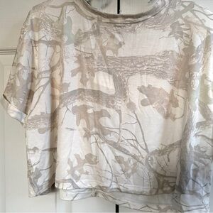 Altard State Revival Oversized Camo Top ( Size S) - NEW